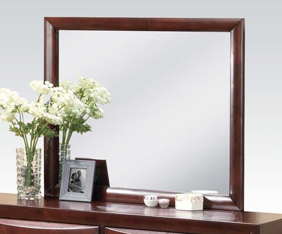 Picture of Ireland Espresso/Black PU  Mirror