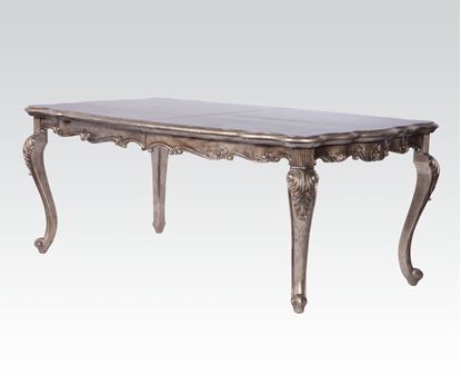 Picture of Chantelle Antique Silver French Rococo Rectangle Dining Table