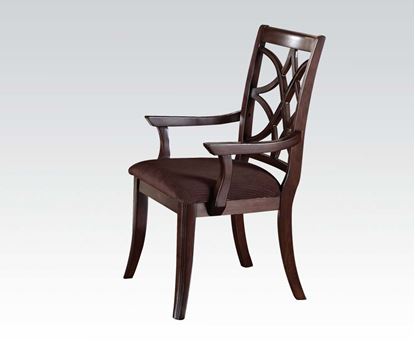 Picture of Keenan 2 Pcs. Dark Walnut Finish Arm Chair    (Set of 2)