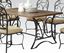 Picture of Kelie Metal/antiqued Brown Transitional Dining Table
