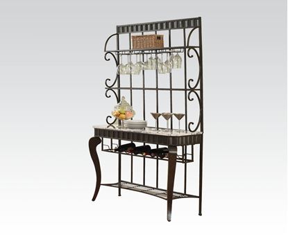 Picture of Galiana White Marble Top Baker Rack