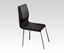 Picture of Prisca Modern 4 Pcs. Black Chrome Side Chair    (Set of 4)