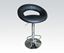 Picture of Black Pu Adjustable Stool  No P2 Concern  (Set of 2)
