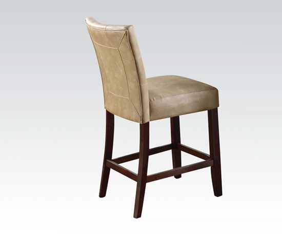 Picture of Cream PU Counter Height 2Pcs. Dining Chair by    (Set of 2)