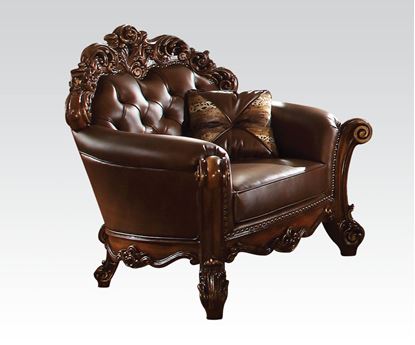 Picture of Traditional Vendome Cherry Chair w/ Pillows 
