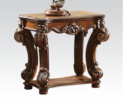 Picture of Vendome Cherry Side Table with Shelf