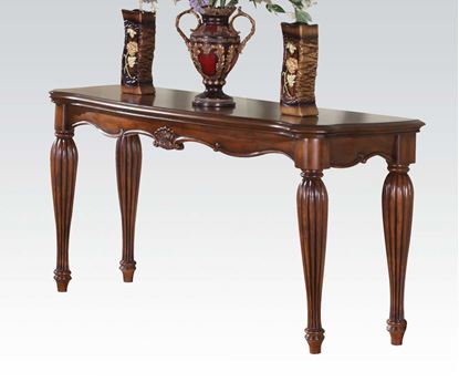 Picture of Traditional Cherry Finish Occasional Sofa Table 