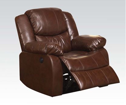 Picture of Contemporary Fullerton Power Motion Brown Chair by  50200