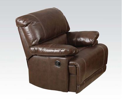 Picture of Daishiro Motion Chestnut Bonded Leather Chair 