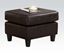 Picture of Chocolate Espresso Bycast PU Ottomn with 2 Pillows
