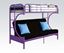Picture of Purple T/F Funton Metal Bunkbed (180Lbs)   No P2 Concer