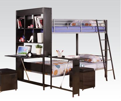 Picture of Twin Twin Functional Bunk Bed for Kids