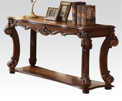 Picture of Traditional Cherry Sofa Table with Shelf