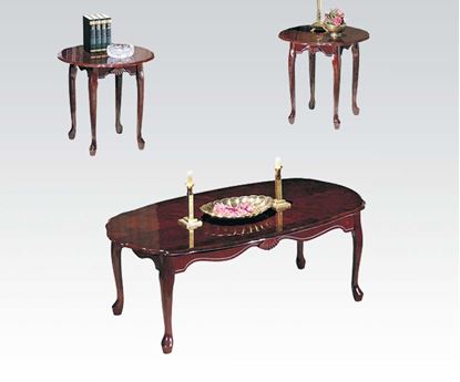 Picture of Cherry 3 Pcs. Coffee and End Table Set