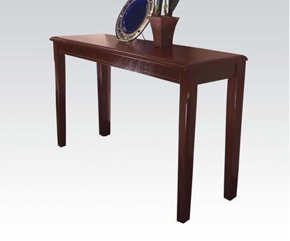 Picture of Contemporary Merlot Finish Sofa Table