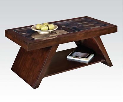 Picture of Jelani Coffee Tablein Dark Brown Cherry Finish