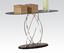 Picture of Contemporary Chrome & Black Finish Sofa Table