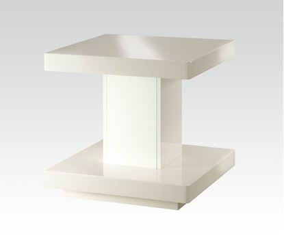 Picture of Cleon End Table in White Finish