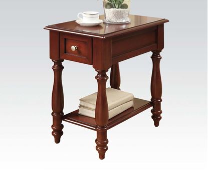 Picture of Corin Side Table with Drawer in Cherry Finish