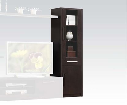 Picture of Malloy Espresso Cabinet with 2 Doors and Drawers