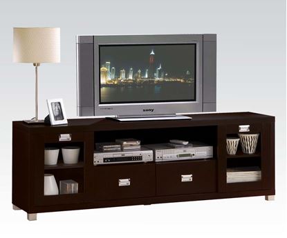 Picture of Commerce Entertainment Console TV Stand in Espresso Finish