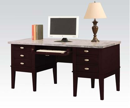 Picture of Britney  Faux Marble Top Home Office Desk
