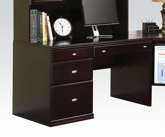 Picture of Cape Espresso Office Desk w/ 3 Drawers 