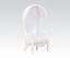 Picture of White Pu Hooded Accent Chair