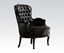 Picture of Black Frame/Black Pu Accent Chair