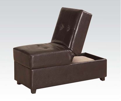 Picture of Tannon Storage Bench in Espresso Bycast Finish