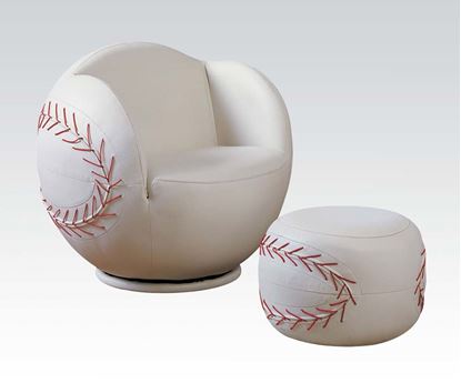 Picture of Allstar II Baseball Chair and Ottoman Set 