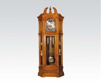 Picture of Grandfather Clock Oak Wood  W/P1