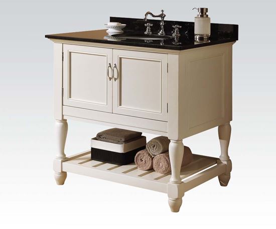 Picture of Black Marble Top White Sink  W/P2