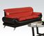 Picture of Orel Red and Black Bonded Leather Sofa 