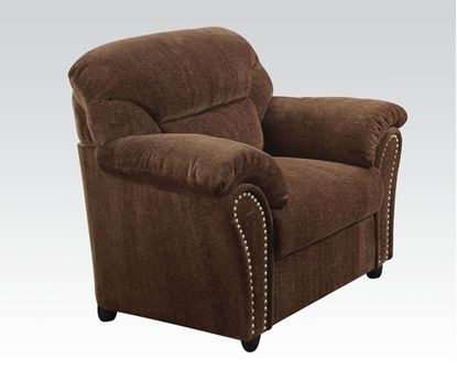 Picture of Morden Patricia Dark Brown Microfiber Chair 