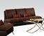 Picture of Jolie Chocolate Living Room Sofa W/2 Pillows