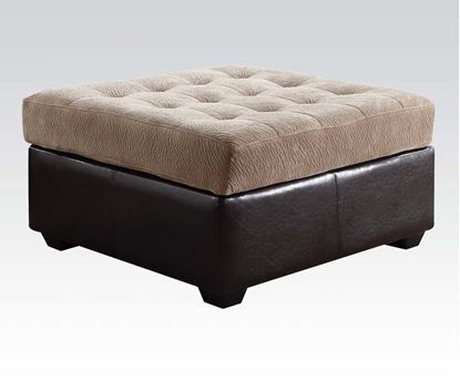 Picture of Layce Camel Champion Fabric Ottoman 