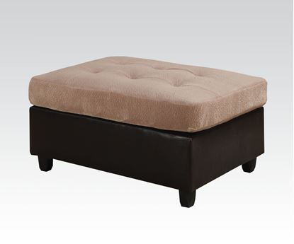 Picture of Modern Camel Champion Dark Brown PU Ottoman 