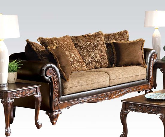 Picture of Fairfax Chocolate/Splurge Sofa 