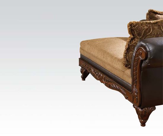 Picture of Fairfax Chocolate/Splurge Chaise 