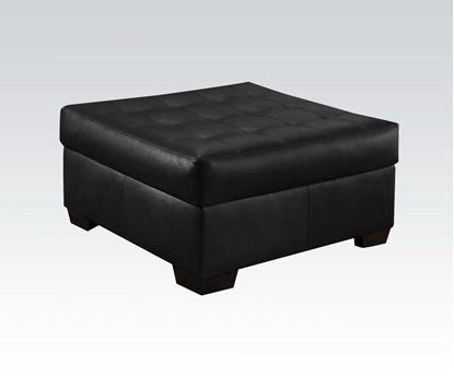 Picture of Soho Bl Ottoman: Onyx   W/P2