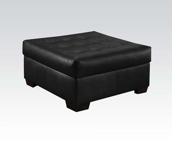 Picture of Soho Bl Ottoman: Onyx   W/P2