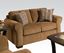 Picture of Modern Lola Walnut Fabric Loveseat 