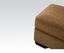 Picture of Modern Lola Walnut Fabric Ottoman 