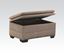 Picture of Lucille Contemporary Sage Microfiber Fabric Ottoman 