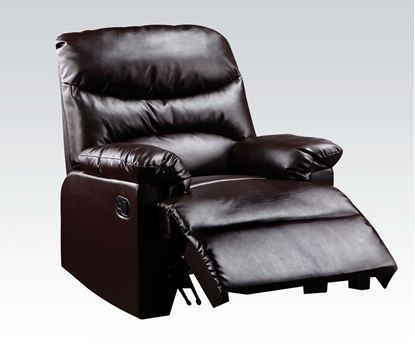 Picture of Arcadia Brown Bonded Leather Glider Recliner