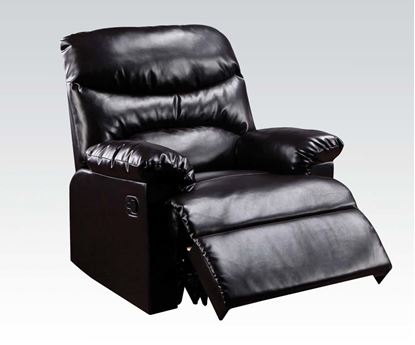Picture of Arcadia Bonded Leather Glider Recliner in Cracked Brown