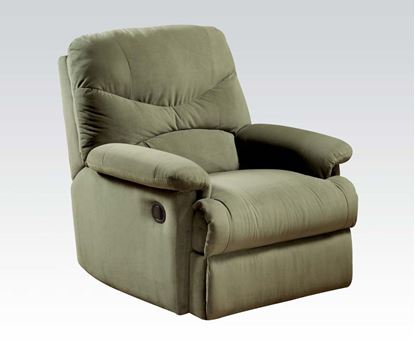 Picture of Contemporary Arcadia Sage Microfiber Recliner