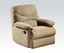 Picture of Arcadia Beige Microfiber Fabric Motion Recliner Chair