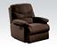 Picture of Contemporary Arcadia Microfiber Chocolate Glider Recliner